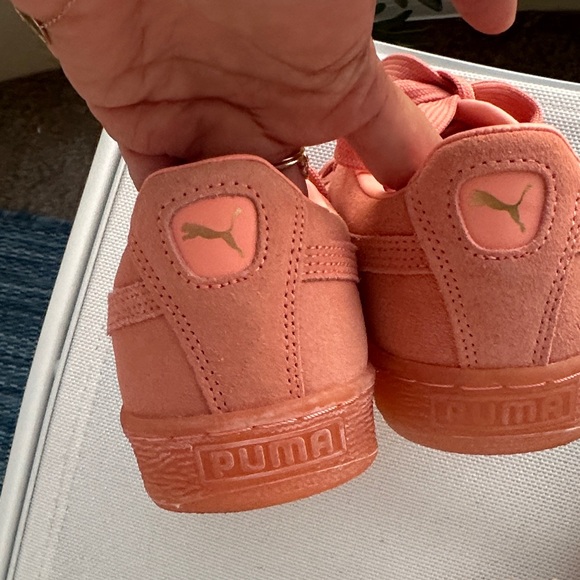Women's Puma Suede Coral Sneakers - Picture 4 of 10